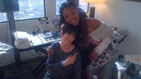 Hot Shot: Brandy Hits Studio With Dianne Warren
