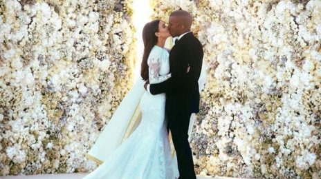 Hot Shot: Kanye West & Kim Kardashian Share First Wedding Snap