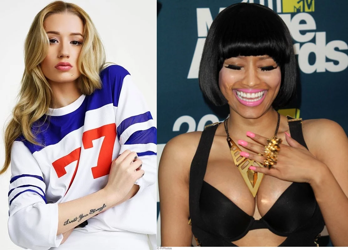 Nicki Minaj Nude Blowjob - Threatened By 'Fancy'? Nicki Minaj Fans Launch Digital Assault On Iggy  Azalea - That Grape Juice