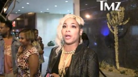 Watch: TLC's T-Boz Tackles Reporter Over Rihanna "Beef"