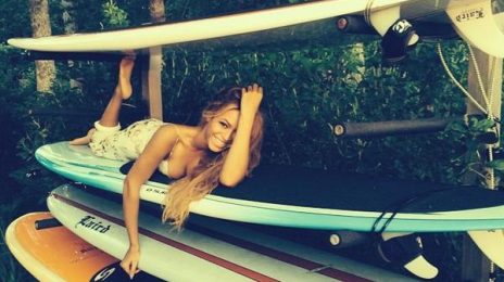 Hot Shots: Beyonce Stuns On...Surfboard