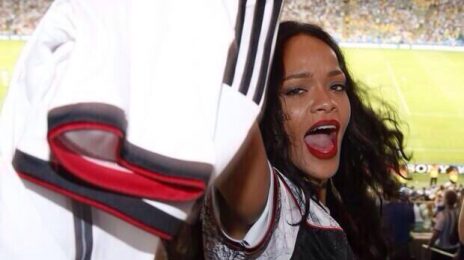Hot Shot: Rihanna Rebels In Rio At World Cup Final