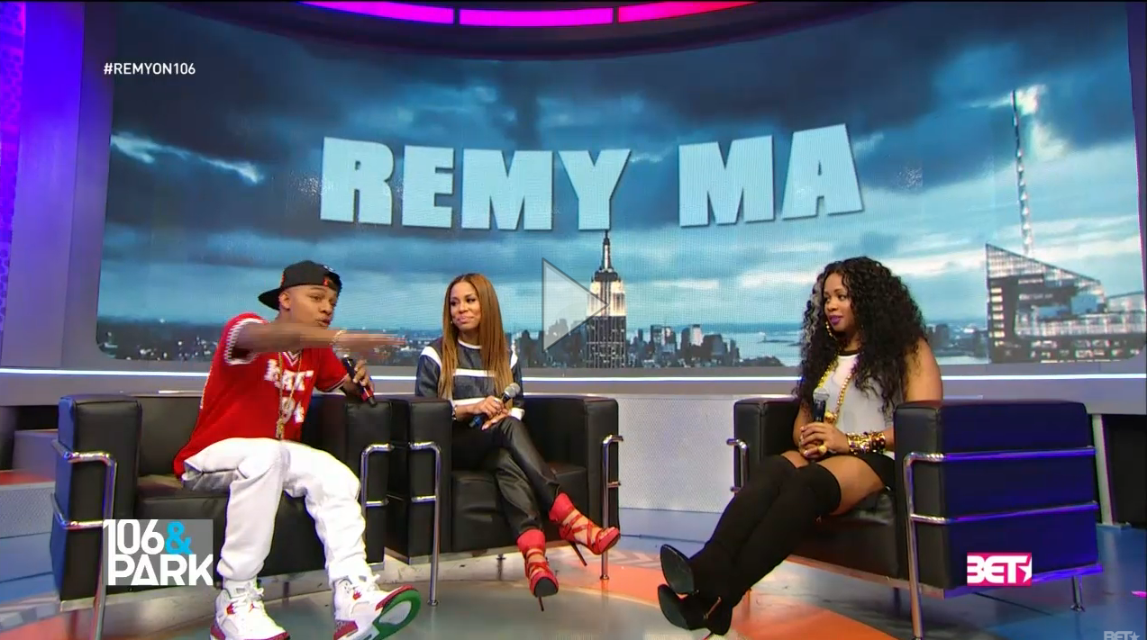 Grape Remy Must See: Remy Ma Visits '106 & Park' / Celebrates Career With Fans ...