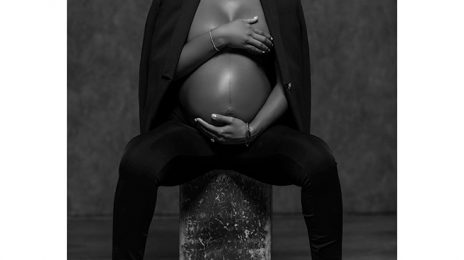 Kelly Rowland Glows In Pregnancy Shoot With 'Elle Magazine'