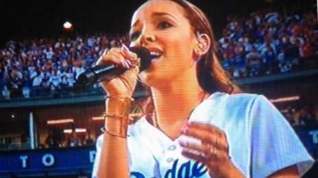 Watch: Tinashe Performs US National Anthem At Dodgers Game