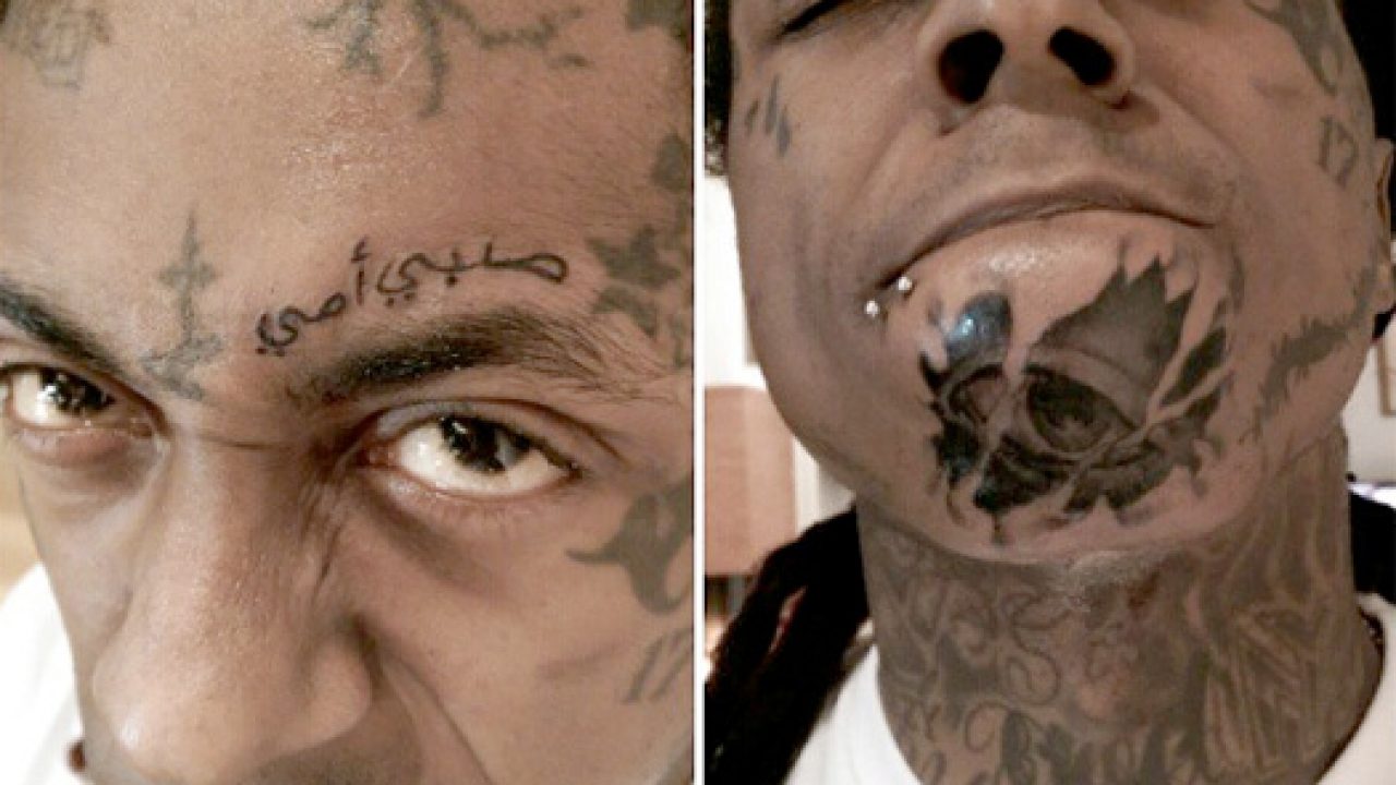 Lil Wayne Fixes His Face Tattoo  HipHop Lately