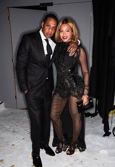 Hot Shot: Beyonce & Jay Z Pose At Tom Ford Fashion Show - That Grape Juice