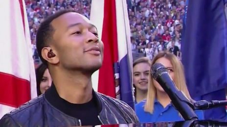 Watch: John Legend Performs 'America The Beautiful' At Super Bowl XLIX #SB49