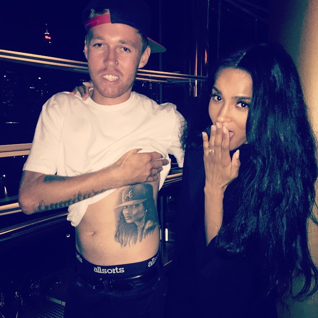 Dedicated: Ciara Fan Shows Singer Tattoo He Got Of Her.