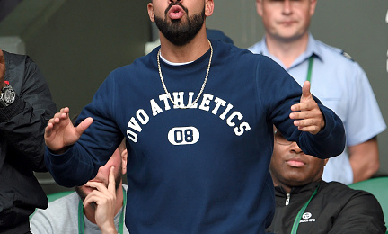 Hot Shots: Drake Enjoys The Sights & Sounds Of Wimbledon 2015