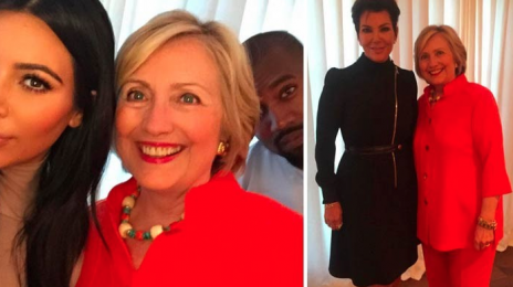 Hot Shot: Kim Kardashian & Kanye West Meet...Hillary Clinton