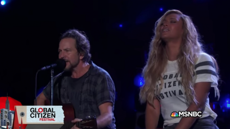 Watch: Beyonce & Pearl Jam Perform 'Redemption Song' Live At The 'Global Citizen Festival'