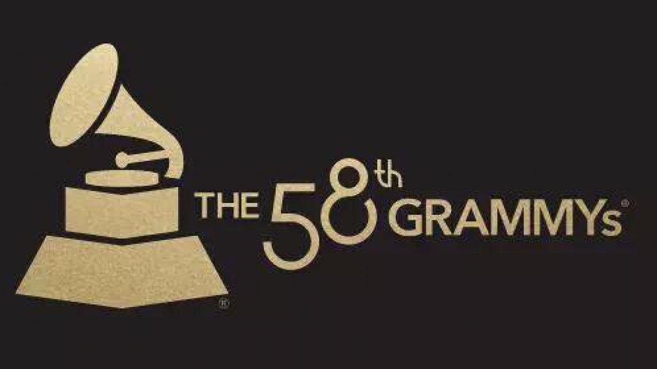 Pharrell Williams at the 58th Grammy's Awards 2016 at the Staple
