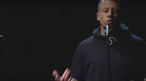 'White Privilege': Macklemore Delivers Dramatic Performance On 'Colbert'