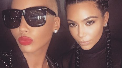 Hot Shot: Amber Rose Poses With...Kim Kardashian