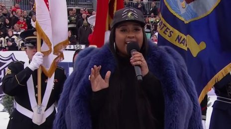 Watch: Jazmine Sullivan Soars With The 'Star Spangled Banner' At NHL Game