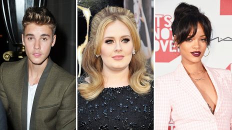 Chart Check [Billboard 200]:  Adele, Justin Bieber, and Rihanna Continue Top 5 Reign