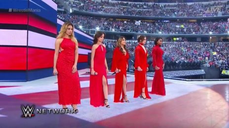 Watch: Fifth Harmony Amaze At WWE Wrestlemania With 'America The Beautiful'