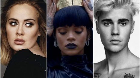 Adele, Rihanna, and Justin Bieber Join Forces For New Hot 100 Record