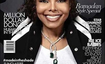 Janet Jackson Covers Emirates Woman Magazine