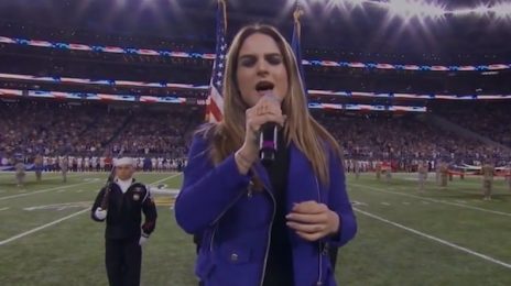 Watch: JoJo Belts US National Anthem At NFL Game