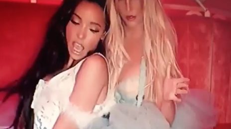 Sneak Peek: Britney Spears & Tinashe - 'Slumber Party' Video