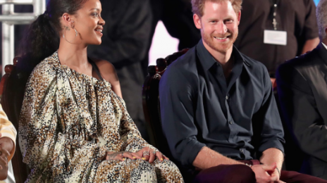Rihanna Welcomes Prince Harry To Barbados