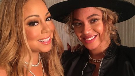 Hot Shot: Beyonce Catches Up With Mariah Carey At Star's Christmas Concert