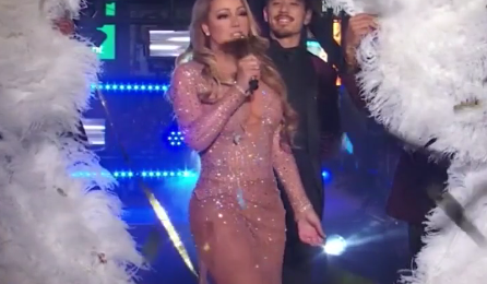 Drunk As a Skunk?:  Mariah Carey Delivers Disastrous Performances On 'NYE Special'
