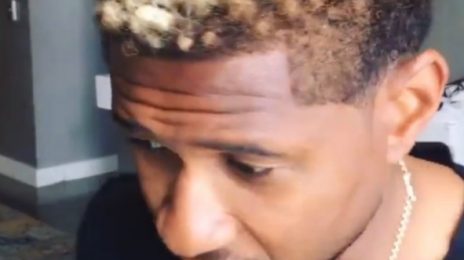 Usher Debuts New Blonde Hair Do