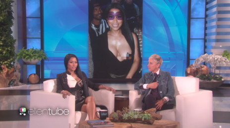 Watch: Nicki Minaj Hits 'Ellen' / Confirms Nas Romance?