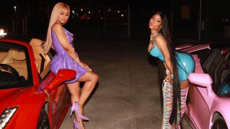 Nicki Minaj Races Blac Chyna In 'Rake It Up' Video