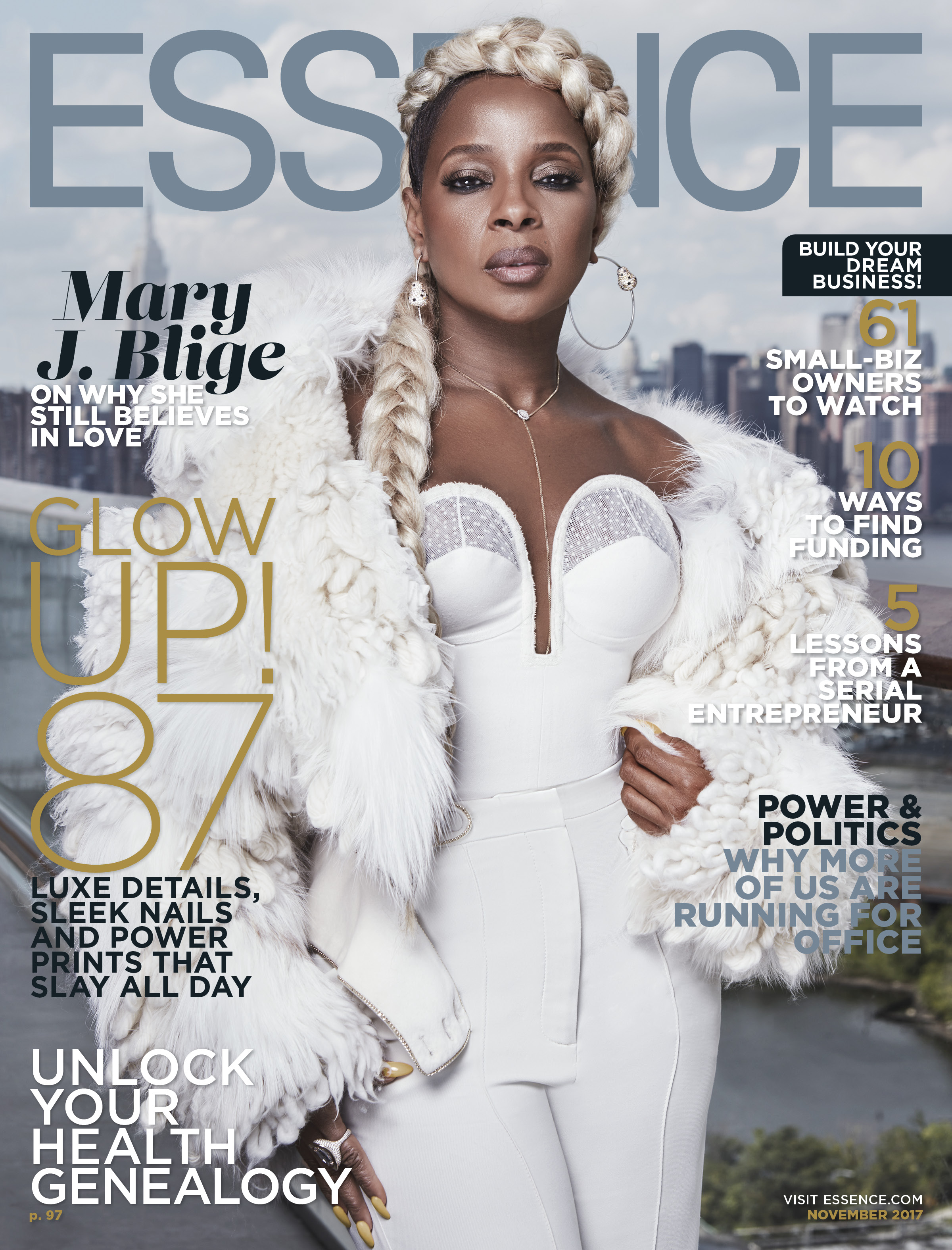 Mary J. Blige Covers ESSENCE Magazine - That Grape Juice