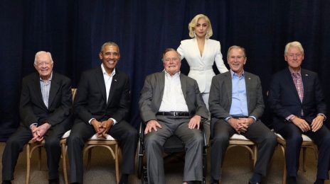 Watch: Lady Gaga Given Standing Ovation From Five Former US Presidents [Performance]