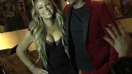 Hot Shot: Mariah Carey All Smiles With JAY-Z At Christmas Party After Signing With Roc Nation