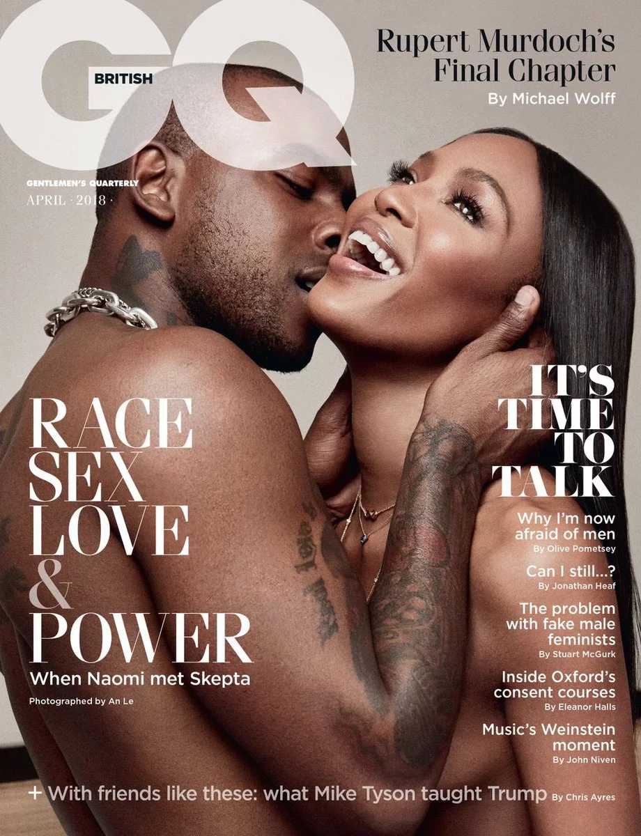 Naomi Campbell Covers British GQ With UK Rapper Skepta - That Grape Juice