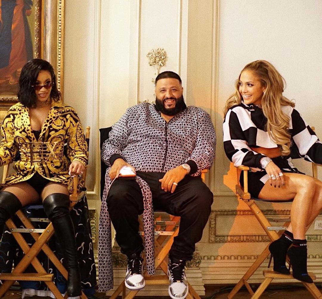 Jennifer Lopez Shoots 'Dinero' Video With Cardi B & DJ Khaled - That Grape Juice