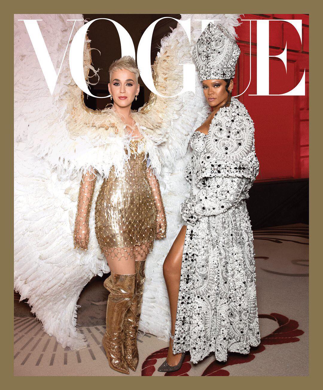 Rihanna & Katy Perry Cover Vogue's MET Gala Special Issue - That Grape Juice1080 x 1305