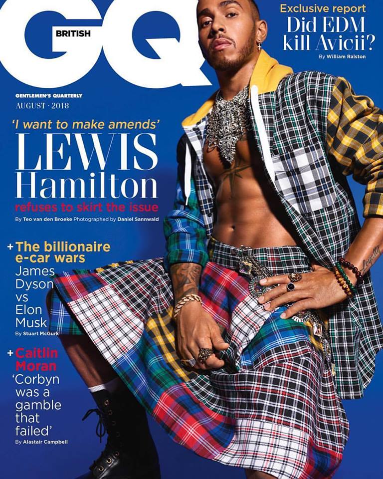 Lewis Hamilton Storms 'GQ' In Tommy Hilfiger - That Grape ...