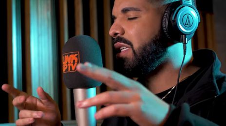 Drake Blazes In 'Behind Barz' Freestyle For Link Up TV / Raps: "Got All The Tea & I’m Hottin’ It Up"