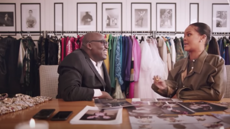 Watch: Rihanna Meets 'Vogue' Boss Edward Enninful