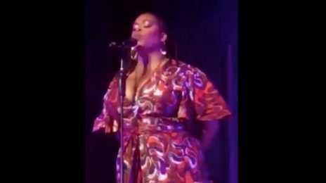 Watch: Jill Scott Gets "Intimate" With Microphone On-Stage
