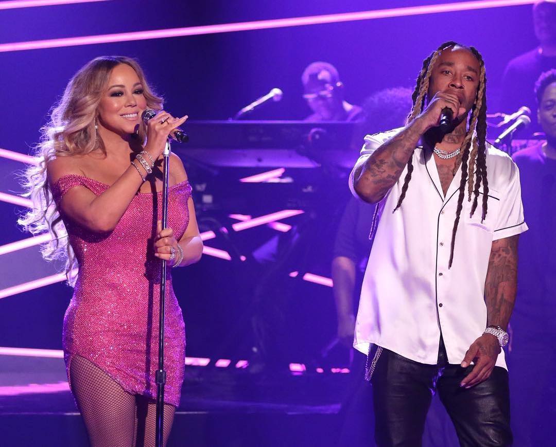 Mariah Carey & Ty Dolla $ign Dazzle With 'The Distance' On 'Fallon' [Performance ...1080 x 869