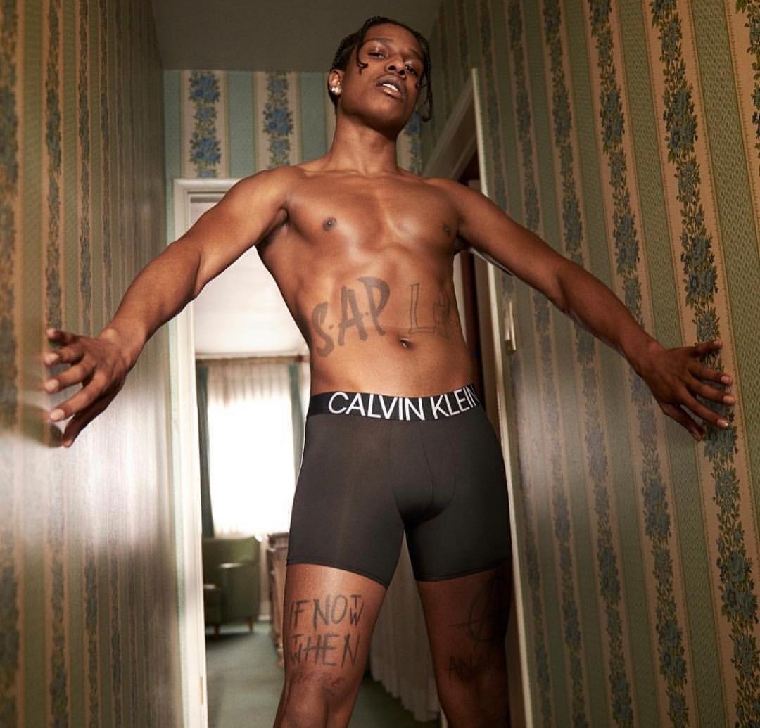A$AP Rocky Strips Down For Calvin Klein - That Grape Juice