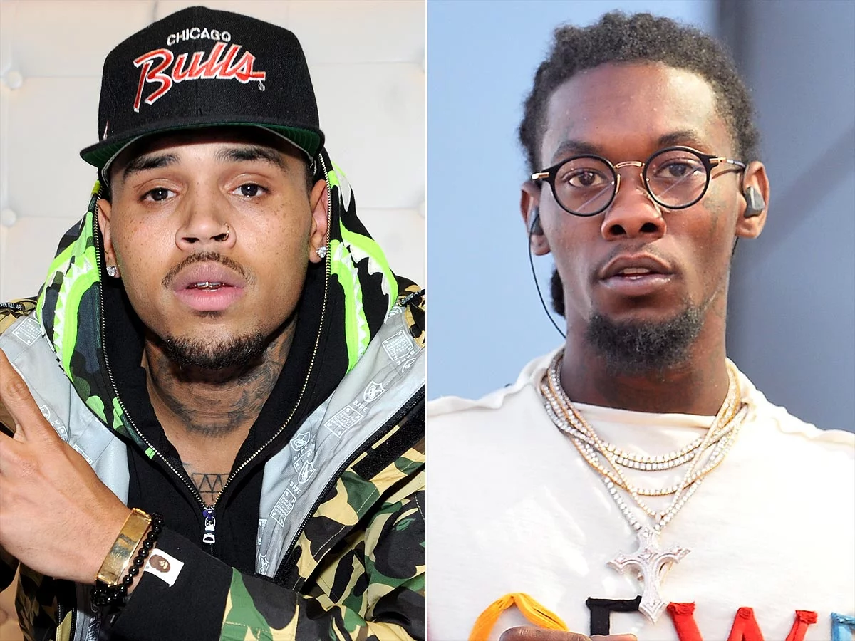Offset to Chris Brown: 'I'ma Smack the Sh*t Out of You When I See You' - That Grape Juice