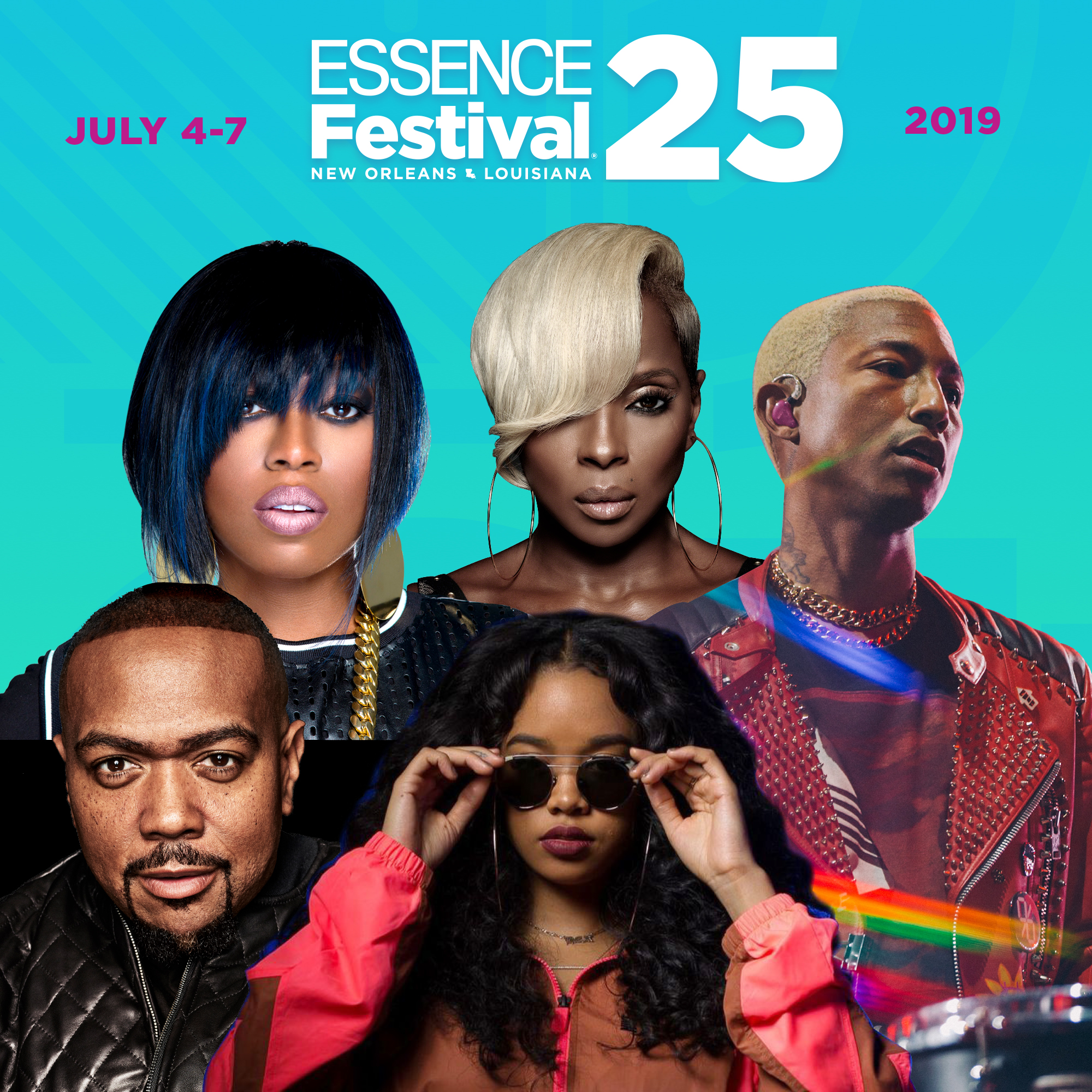 Essence Fest 2019 Lineup Missy Elliott, Mary J. Blige, Normani, H.E.R