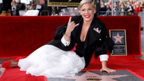 Pink Receives Star On Hollywood Walk Of Fame / Announces New Album 'Hurts To Be Human'