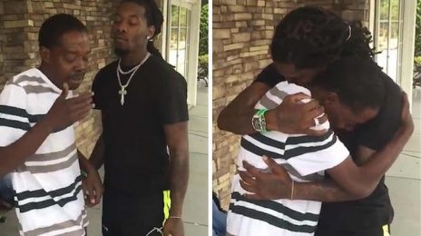 Offset Reunites With Father After 23 Years [Video]