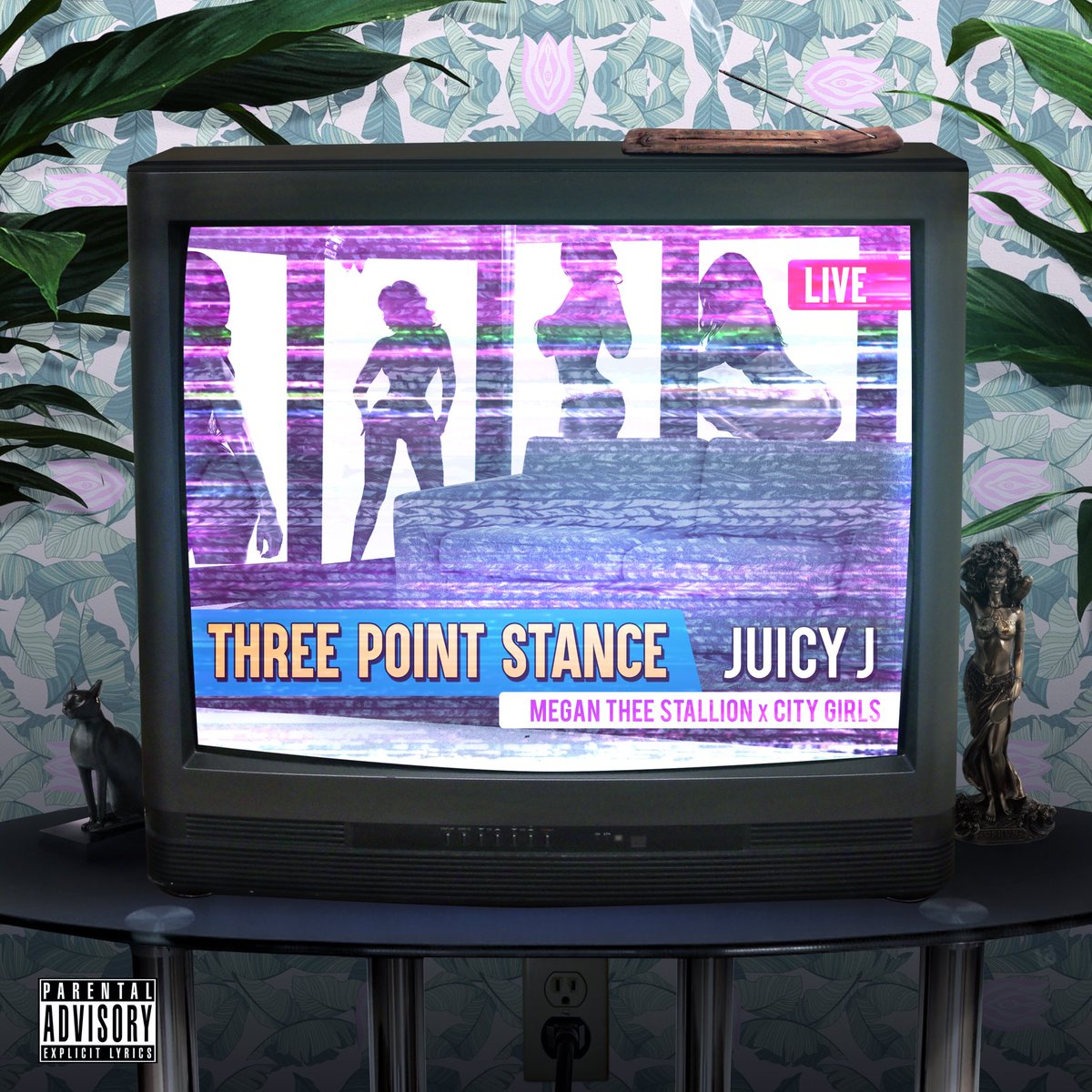 New Song: Juicy J - 'Three Point Stance (ft. Megan Thee Stallion & City Girls)' - That ...1200 x 1200