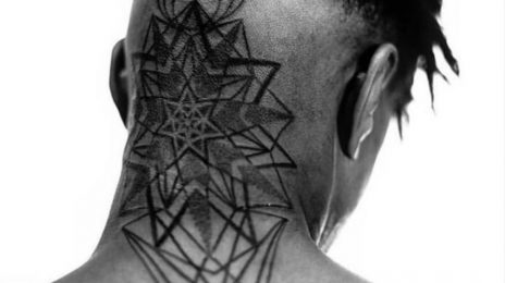Usher Debuts New Head Tattoo